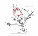 New Oem Polaris Trail Boss 330 Handlebar Steering Cover Black. Fixed Price $104.95.