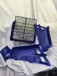 New Vito's Yamaha Banshee Plastic Gas Tank Side Covers + GRILL3 1987-2006 Blue. Fixed Price $95.00.