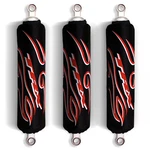 Black Shock Covers Honda Fourtrax Sportrax Trx 250 300 400 Ex (set Of 3) New. Fixed Price $34.50.