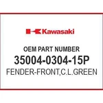 Kawasaki Fender-front,c.l.gree 35004-0304-15P Oem New. Fixed Price $157.60.