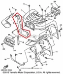New Oem Yamaha Timberwolf 250 2WD Right Side Fender Flare. Fixed Price $114.95.