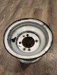 1985 Yamaha Badger YFM80 Front 8" Rim #1. Fixed Price $30.00.