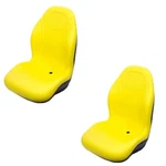 Two High Back Yellow Seats 625I 825I 855D 550 850I 6X4 Fits John Deere. Fixed Price $508.99.