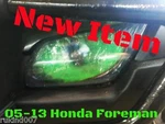 Honda Foreman TRX500 2005-13 New Green Eye's Headlight Cover's. Fixed Price $18.00.