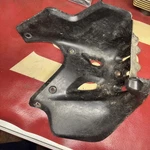 Suzuki Right Footrest Mud Guard 2004-2009 LTZ250 Genuine Oem 63331-21G00-291. Fixed Price $55.00.