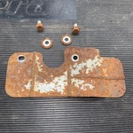 1985-87 Honda Atc 250ES Big Red Rear Fender Heat Shield. Fixed Price $45.00.