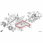 New Oem Honda TRX420 Rancher Front Left Fender Red. Fixed Price $114.95.