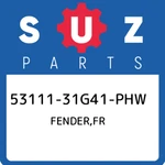 53111-31G41-PHW Suzuki Fender,fr 5311131G41PHW, New Genuine Oem Part. Fixed Price $1098.42.
