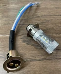 Yamaha Blaster Headlight Socket & Bulb Assembly 2003-2006. Fixed Price $27.95.