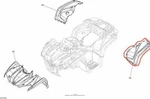 New Oem Can-am Factory Outlander Max 450 570 Rear Left Fender Black. Fixed Price $169.95.