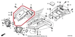 New Oem Honda Rancher TRX420 Front Right Fender Mud Splash Guard Camo. Fixed Price $434.95.