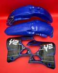1999 Yamaha YZ250 Aftermarket Left Right Side Fuel Tank Lower Plate Gas Cover. Fixed Price $24.99.