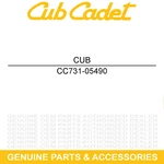 Cub Cadet 731-05490 Way Relay Holder Volunteer Wt Tracker Sport Limited Le Fis. Fixed Price $64.48.