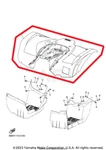 New Oem Yamaha Grizzly 90 Rear Back Fender Mud Guard. Fixed Price $844.95.