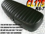 K6-7 New Seat Cover Honda 1972-73 105. Fixed Price $62.95.
