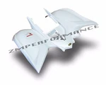 New Yamaha Raptor 700 06 - 24 White Carbon Fiber Rear Fender Plastics. Fixed Price $328.61.