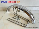 1970 Honda CB350 K2 Chrome Front Fender For 61100-317-610XW. 1968-1971 K0-K1-K3. Fixed Price $199.99.