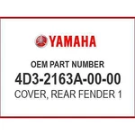 Yamaha Cover, Rear Fender 4D3-2163A-00-00 Oem New. Fixed Price $12.89.