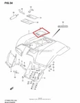 New Oem Suzuki Quadrunner Lt 160 Rear Fender Cover Black. Fixed Price $39.95.