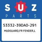 53332-39DA0-291 Suzuki Mudguard,fr Fender,l 5333239DA0291, New Genuine Oem Part. Fixed Price $67.15.
