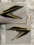 1998 Yamaha Banshee Oem Front Fender Decals Nos 3GG-21570-A0-00. Fixed Price $300.00.