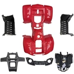 Red Atv Plastic Fender Kit Raised Footrest 110CC 125CC Taotao Coolster Peace Ata. Fixed Price $169.97.