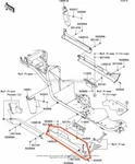 New Oem Kawasaki Mule 4010 4X4 Rear Left Step Cover Guard Black. Fixed Price $84.95.