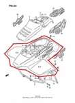 New Oem Suzuki Quadrunner 160 Lf-t Front Fender Blue. Fixed Price $914.95.