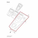New Oem Suzuki Quad Master Lt-a 50 Front Center Fender Black. Fixed Price $94.95.