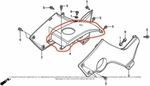 New Oem Honda Recon Fuel Gas Tank Cover Top Panel Black. Fixed Price $494.95.