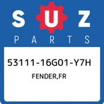 53111-16G01-Y7H Suzuki Fender,fr 5311116G01Y7H, New Genuine Oem Part. Fixed Price $224.53.