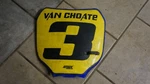2003-2004 Yamaha YZ125 Front Number Plate Cowling Panel 5HD-23485-11-00 DF336. Fixed Price $19.95.
