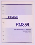 Suzuki Owner's & Service Manual RM85/LK3 Part Number 99011-02B78-03A. Fixed Price $18.99.