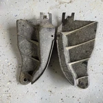 1988 Honda Trx 125 Inner Right & Left Splash Mud Guards Shields. Fixed Price $50.00.