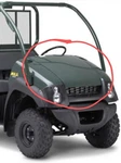 Kawasaki Mule 600 610 Green Front Hood Cover 2005+ KAF400. Fixed Price $99.00.