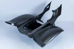 New Yamaha Raptor 660 Black Carbon Fiber Plastic Rear Fender Maier. Fixed Price $431.93.