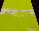 1998 Suzuki LTF4WDW LTF4WDXW Quadrunner Service Repair Manual 99500-42059-01E. Fixed Price $98.08.