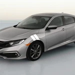 4" Fender Stripe Hash Mark Decal Graphic Kit For Honda Civic. Fixed Price $15.49.