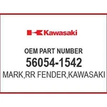 Kawasaki Mark,rr Fender,kawasa 56054-1542 Oem New. Fixed Price $16.01.