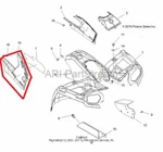 New Oem Polaris Sportsman 800 Efi 6X6 Right Side Panel Assembly Cover Black. Fixed Price $349.95.