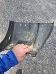 99-02 Suzuki King 300 Quadrunner 250 Rear Back Left Mud Splash Heel Guard. Fixed Price $45.00.