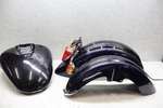1999-2009 Yamaha Star 1100 Tin Set Gas Tank Front Rear Fenders Side Cover. Fixed Price $749.99.