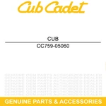Cub Cadet 759-05060 Rear Fender Service Kit Volunteer Tracker Sport Limited Le. Fixed Price $400.36.