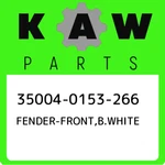 35004-0153-266 Kawasaki Fender-front,b.white 350040153266, New Genuine Oem Part. Fixed Price $1123.88.
