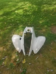 Polaris 01 Trail Blazer 250 Oem Front Fender With Splash Guards. White. Fixed Price $119.99.