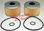 Two Oil Filters With O-rings For The 1988-2000 Honda TRX300 Fourtrax 2X4 4X4. Fixed Price $14.95.