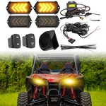 Utv Led Turn Signal Kit W/horn Rocker Switch For Honda Talon 1000R/1000X/1000X-4. Fixed Price $89.80.