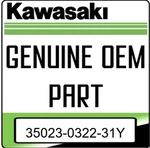 Kawasaki Oem 35023-0322-31Y Fender-rearlhm.s.white. Fixed Price $122.95.