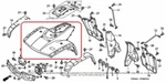 Oem Honda Fourtrax Rancher Trx 350 Front Fender Orange New Factory Genuine. Fixed Price $404.95.