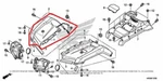 New Oem Honda Rancher Trx 420 Front Right Fender Patriot Red. Fixed Price $124.95.